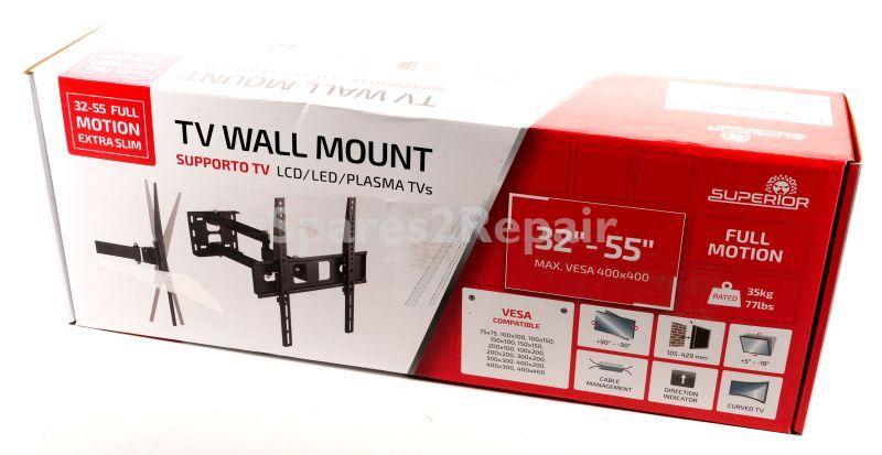 Superior Wall Mounting Bracket - Supstv003 Tv Wall Mount 32- Full Motion Extra Slim