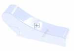 Housing Part - 4647130100 C00869635 Sliding Hinge Ornament Upper [Arcelik]
