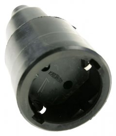 Bachmann Coupler / Connector - Mains Cable Socket Black F (cee 7-3)