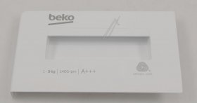 Detergent Dispenser Cover - 2459209019 C00873852 Drawer Panel [Arcelik]