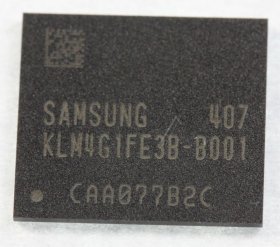 Samsung Ic - 1107-002077 Ic-nand Flash Klm4g1fe3b-b001 4gbyte 32g