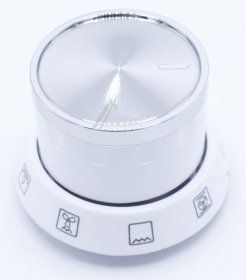 Control Knobs - 250316280 C00896069 Hob Knob White [Arcelik]