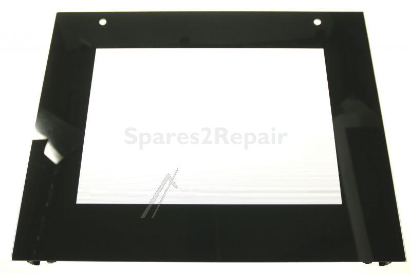 Oven outer Door - 12971100a67215 Outer Door Drop Glue Assembly Silver [Midea]