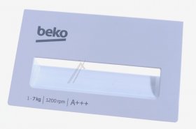 Detergent Dispenser Cover - 2852959010 C00873842 Soap Drawer Front [Arcelik]