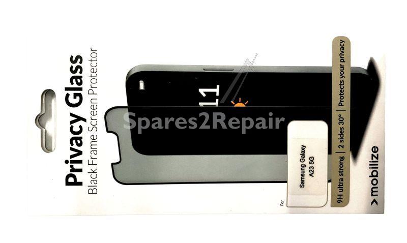 Mobilize Display Protective Film - 57685 Mobilize Privacy Glass Display Protector - Black Frame - For Samsung Galaxy A23 5g