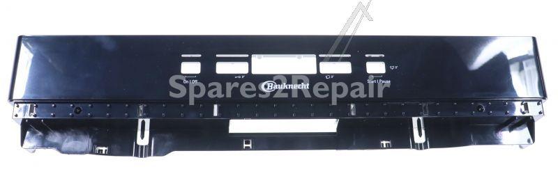 Operating Unit Screen - C00728274 488000728274 Front Piece Bauknecht Core Inox [Whirlpool Indesit]