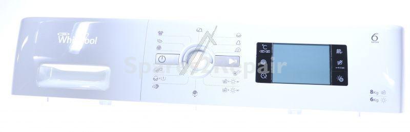 Whirlpool Operating Unit Screen - C00518727 488000518727 Control Panel+handle Gw Wwdc8614