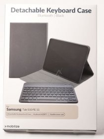Mobilize Leather Bag Gsm - 80882 Mobilize Removable Bluetooth Keyboard Case Samsung Galaxy Tab S10 Fe 11 Black Azerty
