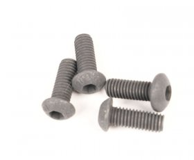Platum Screw - Spare013 Handlebar Fixing Screws With Rounded Head And Hexagon Socket M6*16 (4pcs) - Class 10 9