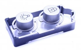 Samsung Button Set - Dg64-00200h Button-clock R:geo(twin) pc silver(natur)