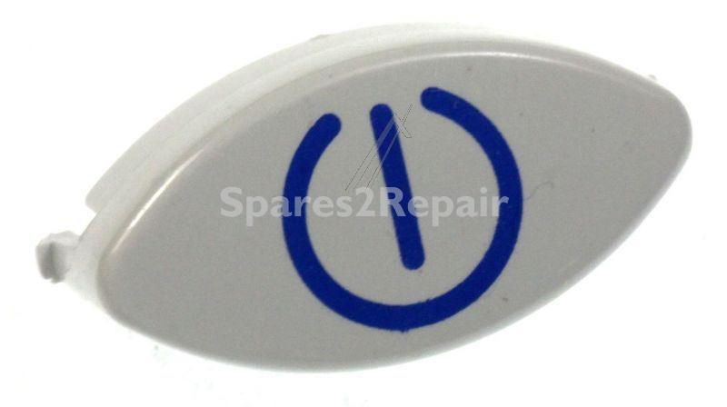 Button - C00096932 482000028174 On-off Push Button White [Whirlpool Indesit]