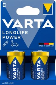 Varta C Akaline Batteries - Lr14 4914121422 Varta Longlife Power C-baby 2-pack Blister