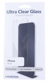 Mobilize Display Protective Film - 57761 Mobilize Glass Screen Protector Apple Iphone 15-16