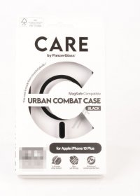 Panzerglass Leather Bag Gsm - 1427 Care By Panzerglass Flagship Case Transparent Urban Combat With Black Magsafe Iphone 15 Plus