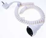 Bachmann Power Supply Cable - 672.280 Curly Extension Cable 500-2000 Mm White