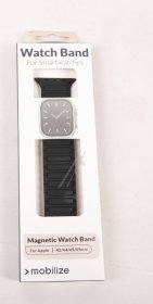 Mobilize Wristbands For Smartwatch - 81662 Mobilize Magnetic Silicone Watch Strap For Apple 42-44-45-49mm Black