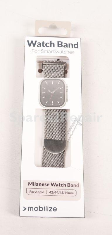 Mobilize Wristbands For Smartwatch - 81680 Milanese Strap For Apple Watch 42-44-45-49mm - Silver