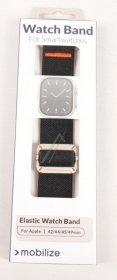 Mobilize Wristbands For Smartwatch - 81684 Trail Loop Strap Made Of - Elastic - For Apple Watch 42-44-45-49mm - Black