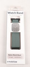 Mobilize Wristbands For Smartwatch - 82013 Mobilize Watch Strap - Alpine - Black Connector - For Apple 42-44-45-49mm - Green