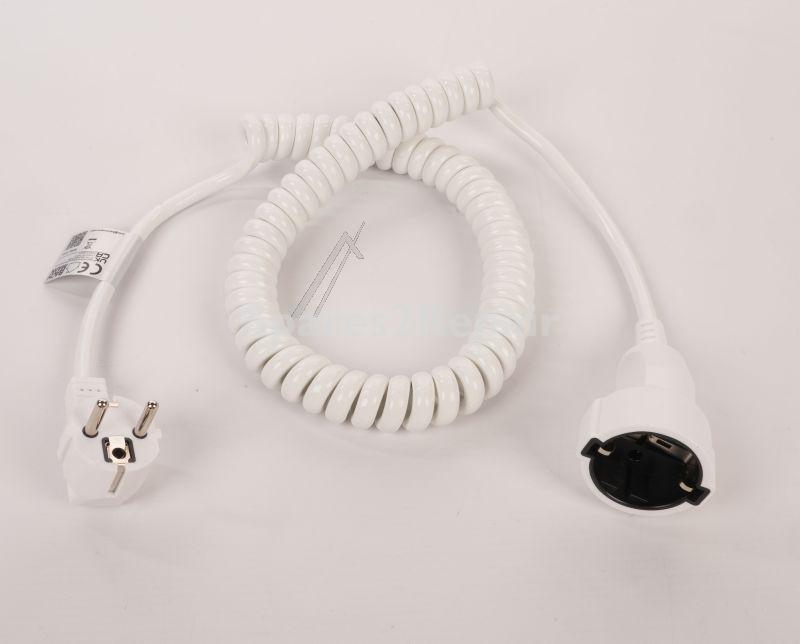 Bachmann Power Supply Cable - Bm0010720 Spiral Cable H05vv-f 3g1 5mm² L:0 5m Ws Cee7-7