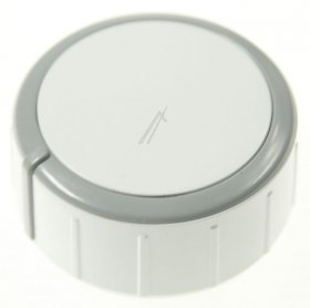 Button - C00546545 488000546545 Program Control Knob White-grey [Whirlpool Indesit]