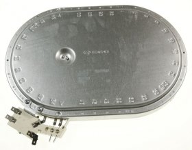 Ceramic Heater Element - 10 57411 654 140057372025 Radiant Heater Double Oval 170 [Electrolux Aeg]