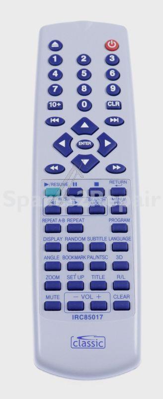 Classic Classic 1 To 1 Remote Controls - Irc85017 Replacement Remote Control Pre-programmed 1:1