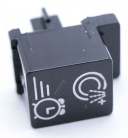 Key Button - 1511460200 C00874290 Super Rinse Fast Function Button Black [Arcelik]