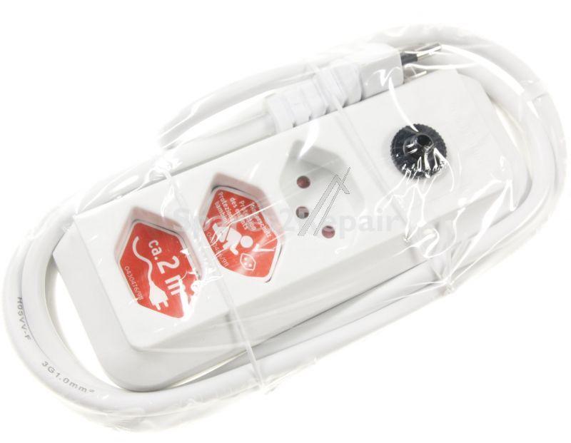 Brennenstuhl Three-way Trailing Socket - Eco-line Steckdosenleiste 3-fach Weiss 2m *ch*