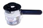 Espresso Pot - F0274200 Jug-glass+cap Black [Groupe SEB]