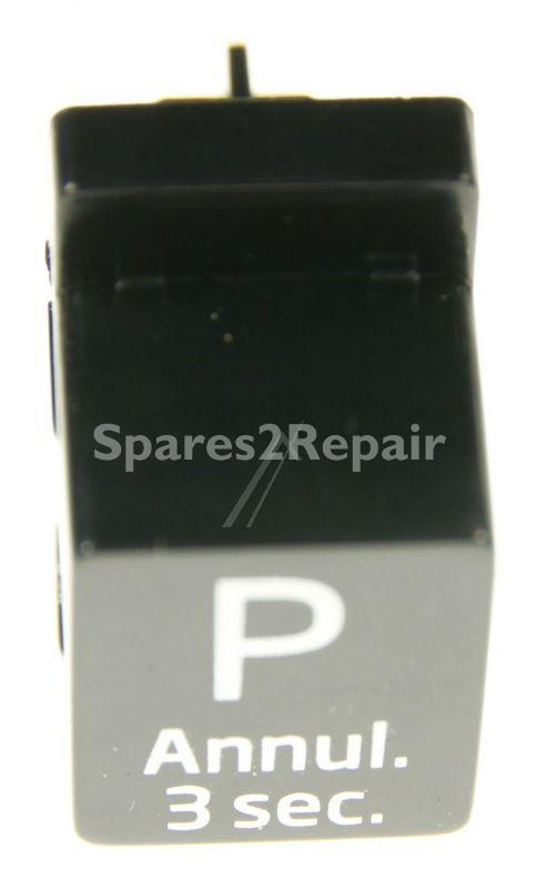 Button - 1511270200 C00911621 Program Delay Button - Black [Arcelik]