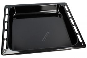 Tray - C00089891 482000092276 Enamelled Drip Tray Black 403x3 [Whirlpool Indesit]