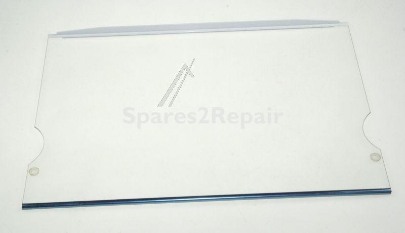 Liebherr Glass Panel - 929388200 Glass Plate Assembly With Retaining Strip 480x340mm