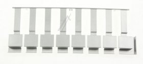 Switch Set - C00437741 481010438859 Button Options Silver [Whirlpool Indesit]
