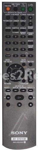 Sony Ir remote Control - Rm-adu050 Commander Standard