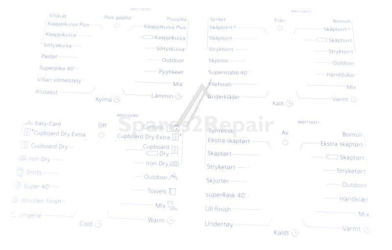Button Set - 00618303 Button Set [Bosch Siemens]