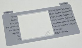 Operating Unit Screen - 2970819004 C00908629 Pc Inlay - Nor [Arcelik]
