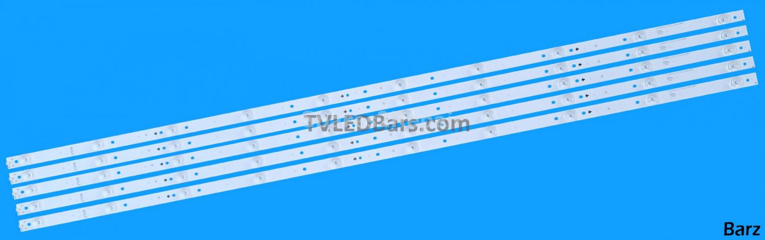 Hisense LED Backlight Array Hisense H55A6200UK H55A6100UK H55A6250UK 55" HD550S1U51-T0 CRH-BK55S1U51S3030T05107BE-REV1.3 5pcs