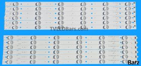 Barz LED Backlight Array Sharp HWV5553-01C HWV55162Y 55" LSC550FN13 LSC550HN02 RF-AJ550E30-0601R 0601L 12pcs