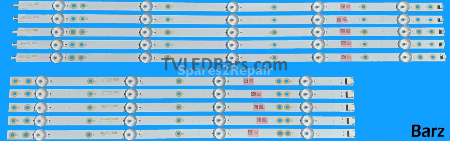 Barz LED Backlight Array Philips 705TLB50B33BDL01L 50" TPT500U1-QVN03.U TPT500B5-U1T01D LB50089 LB50086 V0 V1 10pcs
