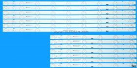 Barz LED Backlight Array Sony KD-55XE9005 A2170004A YD7S550DND01B 55" SBT55 55039D715SN0L + 55039D715SN0R 14pcs