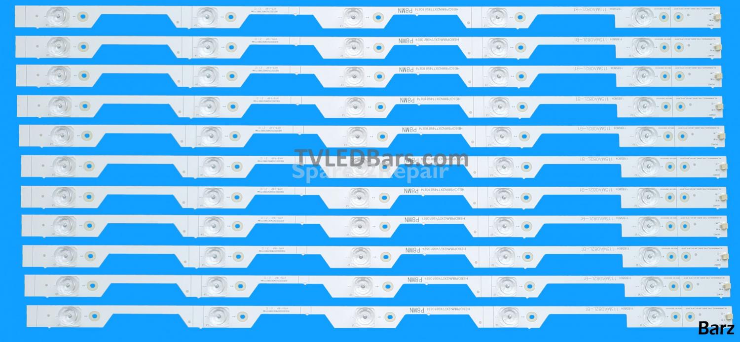 Hisense LED Backlight Array Hisense H60N5750UK H60N5700 H60NEC5600UK HD600N3U22 HD600N3U21 Hisense_60_HD600N3U22_11x5_3030C_D6T-2D1_W19_5S1P 11pcs