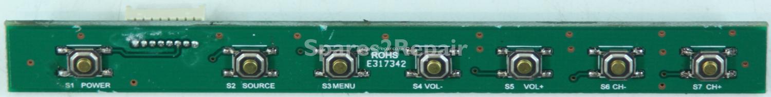 Bush BMKDVD40 - Buttons - DLED40 G89 ID 7 KEY