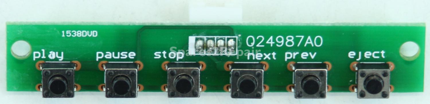 Daewoo DSL15T1TCD - Buttons - 024987A0 - 1538DVD