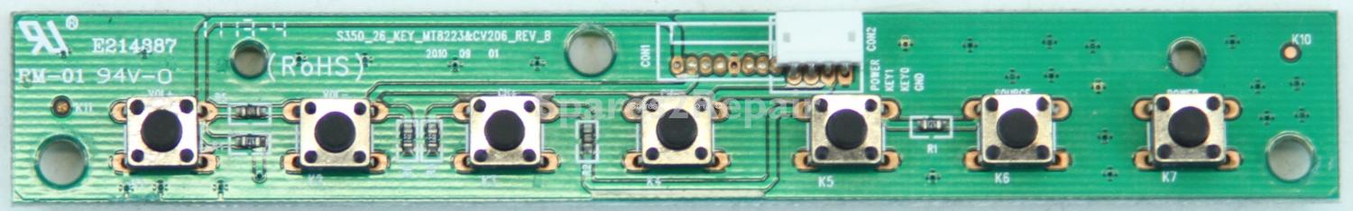 DGM LTV-3289W - Buttons - S350_26_KEY_MT8223&CV206_REV_B