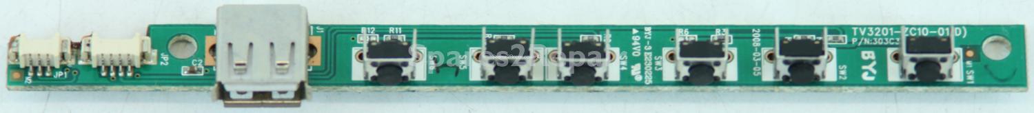Dual LE26DDVD0801 - Buttons - TV3201-ZC10-01(D) - 303C3201034