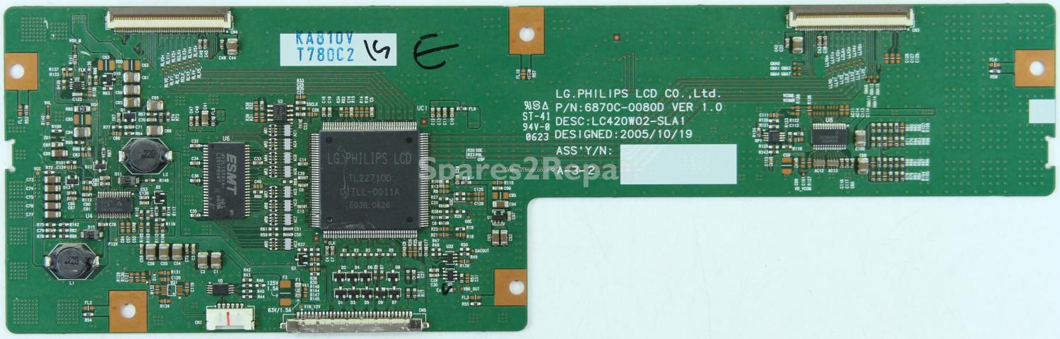 Finlux 42FLD745 - LVDS - 6871L-0780C - 6870C-0080D VER 1.0 - LC420W02-SLA1