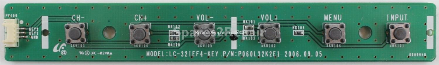 Future LF-32A01F1 - Buttons - LC-32IEF4-KEY - P060L32K2E1