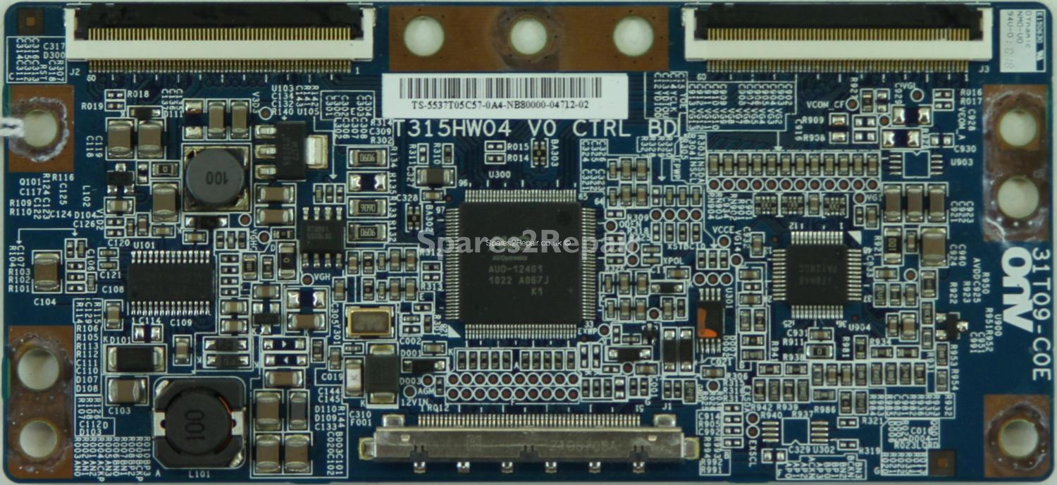 Grundig GU37FHD1080 - T-Con - 31T09-C0E - 55.37T05.C57 - T315HW04 V0 CTRL BD