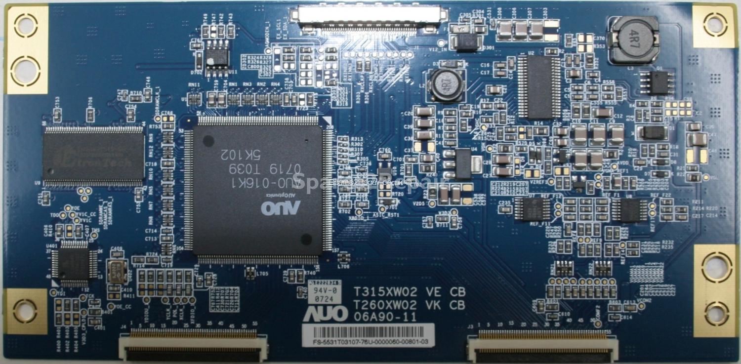 Hannspree XV32 GT02-32E2-000G - LVDS - T315XWO2 VE CB - T260XWO2 VK CB - 06A90-11